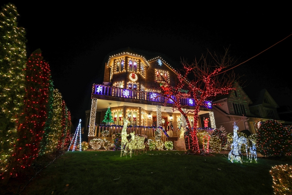 Dyker Heights, el vecindario neoyorquino conocido por sus luces de Navidad