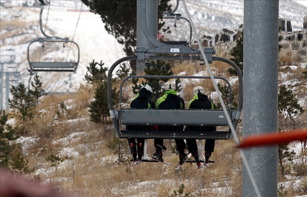 آغاز فعالیت پیست‌های اسکی در آناتولی شرقی ترکیه 