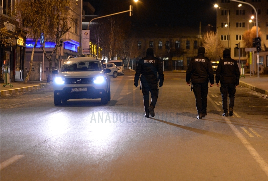 Ardahan'da sokağa çıkma kısıtlaması başladı