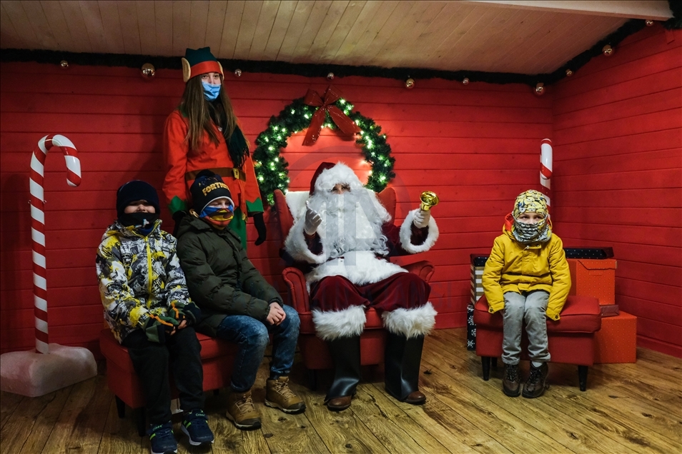 Alice in the Wonderland light show in Krakow