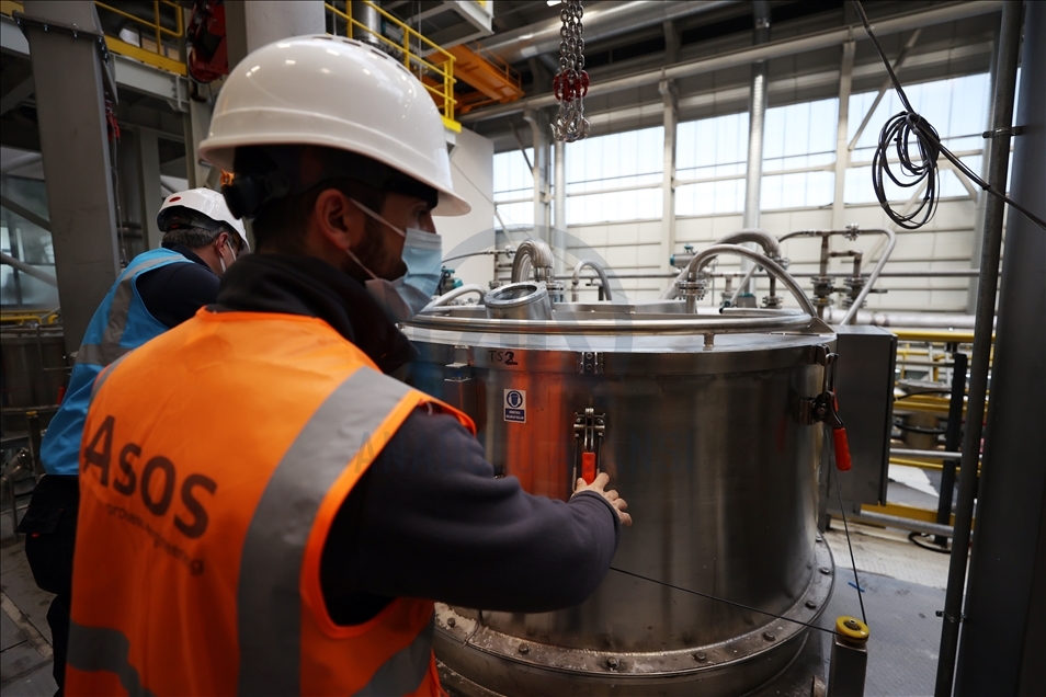 Eti Maden, Eskişehir'deki tesisinde 'lityum karbonat' üretimine başladı