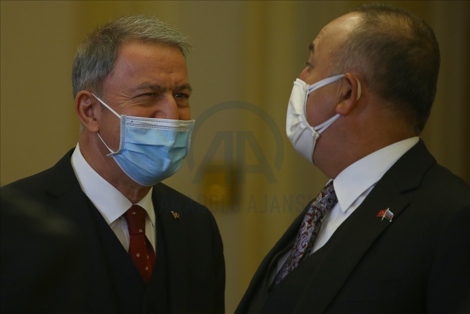 Milli Savunma Bakanı Hulusi Akar-Dışişleri Bakanı Mevlüt Çavuşoğlu