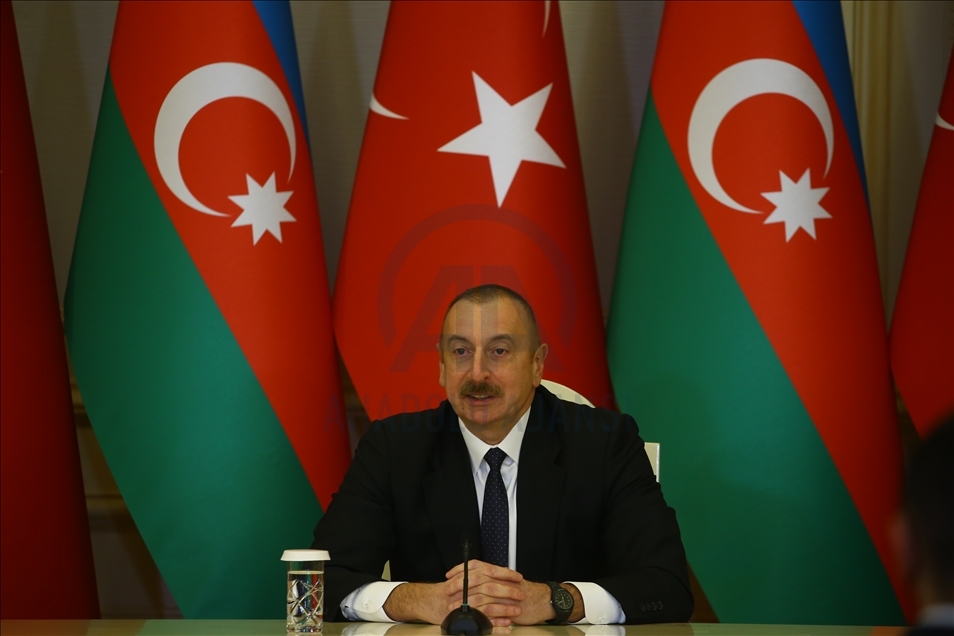 Cumhurbaşkanı Erdoğan - Azerbaycan Cumhurbaşkanı Aliyev