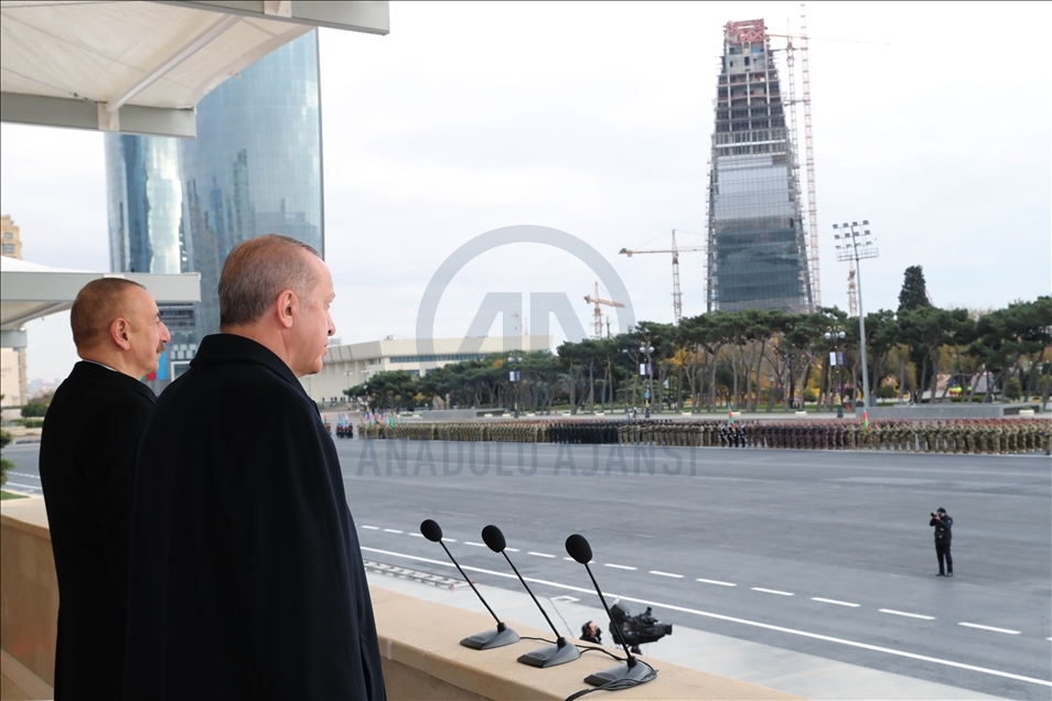 Le Président Aliyev : "Nous avons senti le soutien de la Turquie dès le début de la guerre au Karabagh, pour défendre notre patrie."