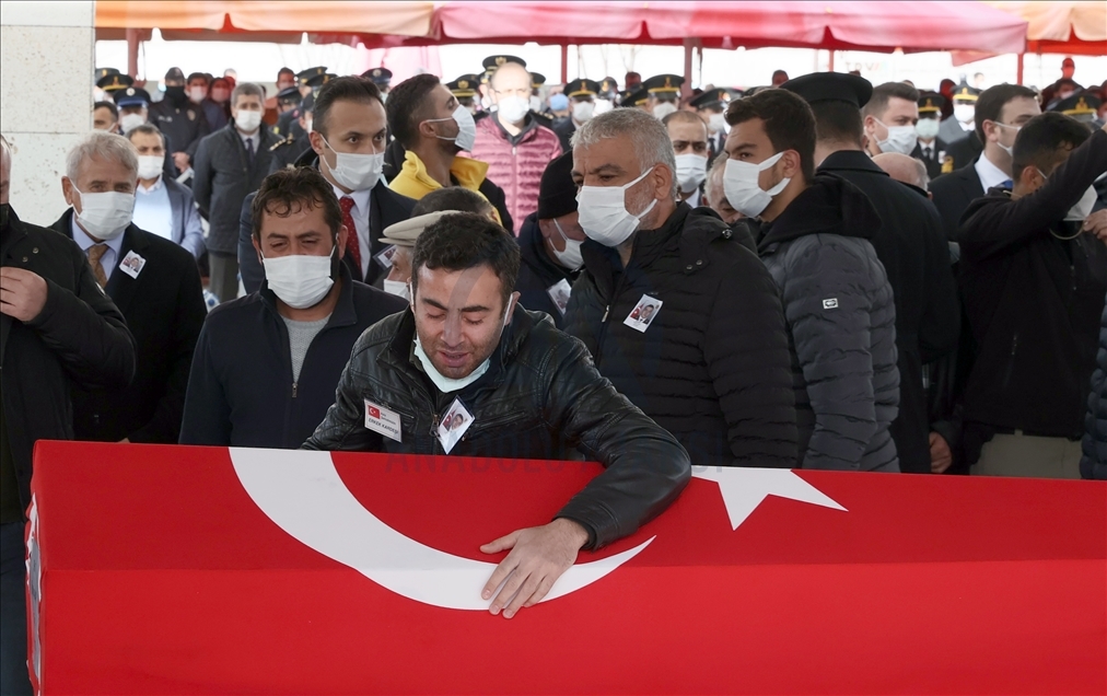 Şehit Jandarma Uzman Çavuş Oğuzhan Anar son yolculuğuna uğurlandı