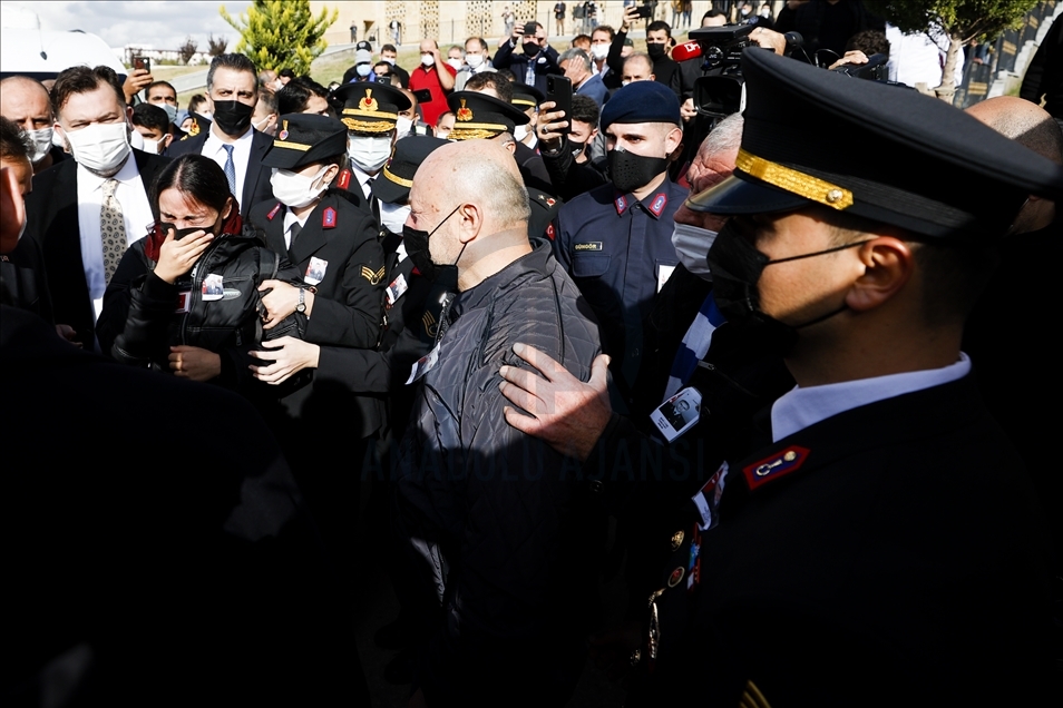 Şehit jandarma yüzbaşı Yasin Kurt, son yolculuğuna uğurlandı