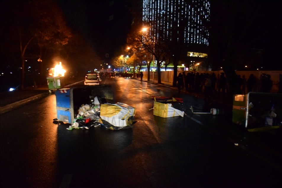 Protests over police shooting of a young man in Albania
