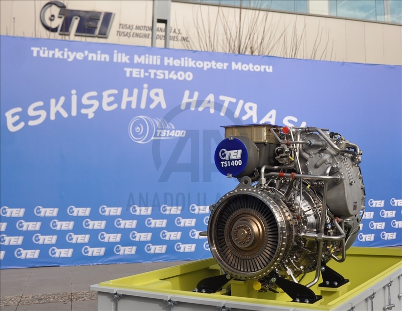 Türkiye'nin ilk milli helikopter motoru TEI-TS1400, Gökbey'e entegrasyon için gün sayıyor