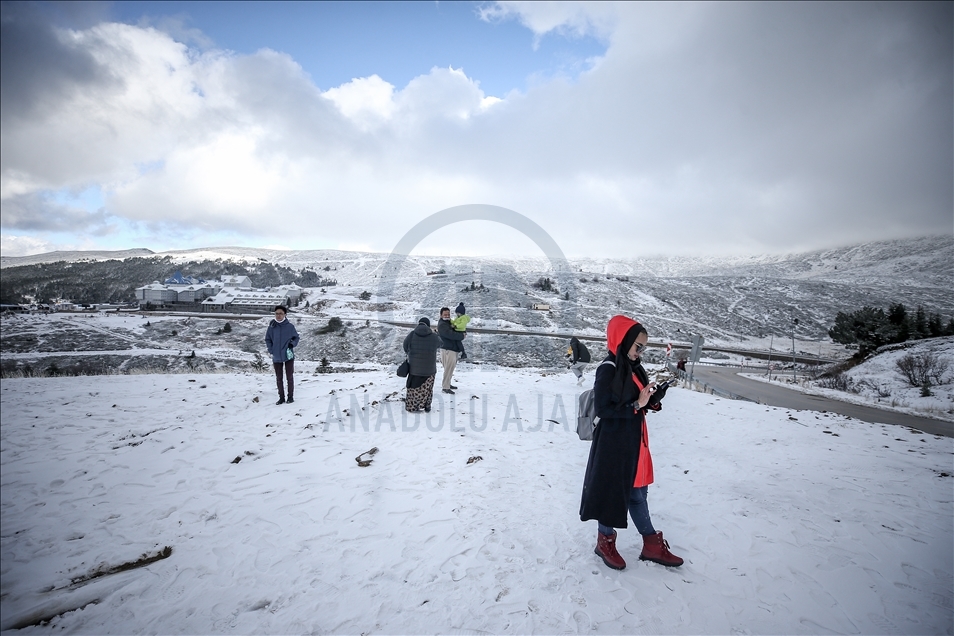 L’arrivée de la neige à Uludag a redonné le sourire aux professionnels de tourisme hivernal
