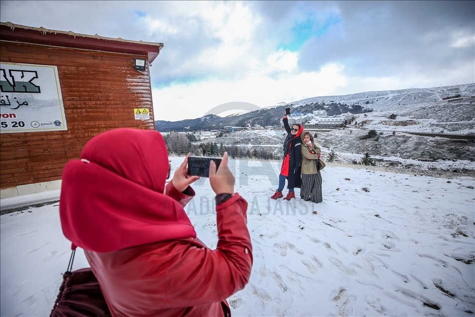 L’arrivée de la neige à Uludag a redonné le sourire aux professionnels de tourisme hivernal