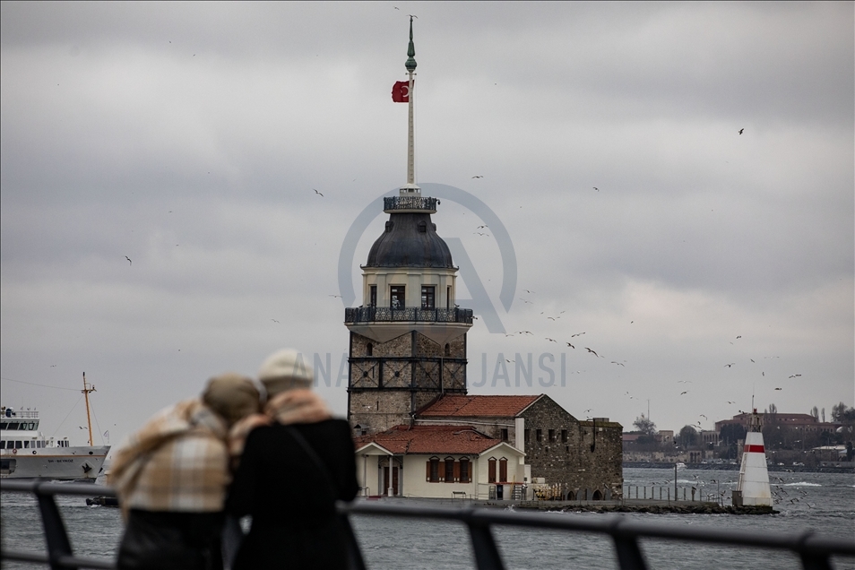 İstanbul'da soğuk ve yağışlı hava