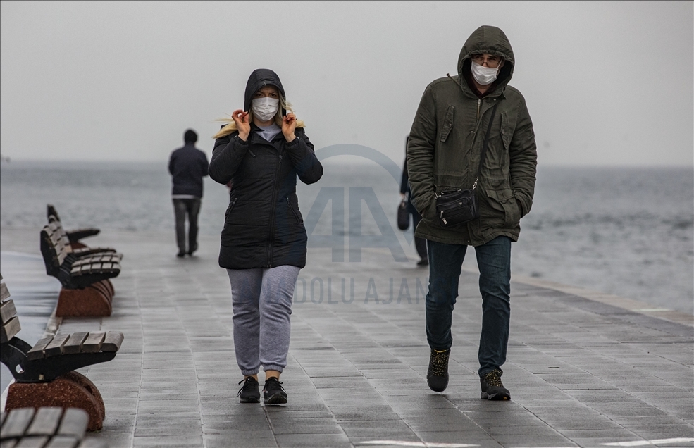 İstanbul'da soğuk ve yağışlı hava
