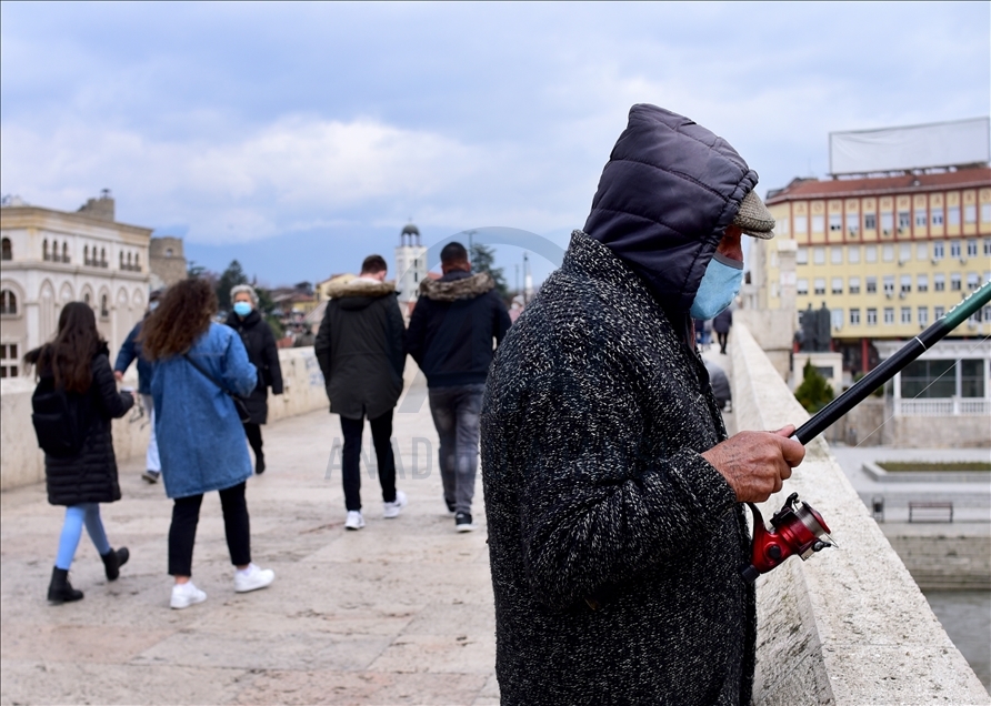 Üsküp'te Kovid-19 gölgesinde günlük yaşam