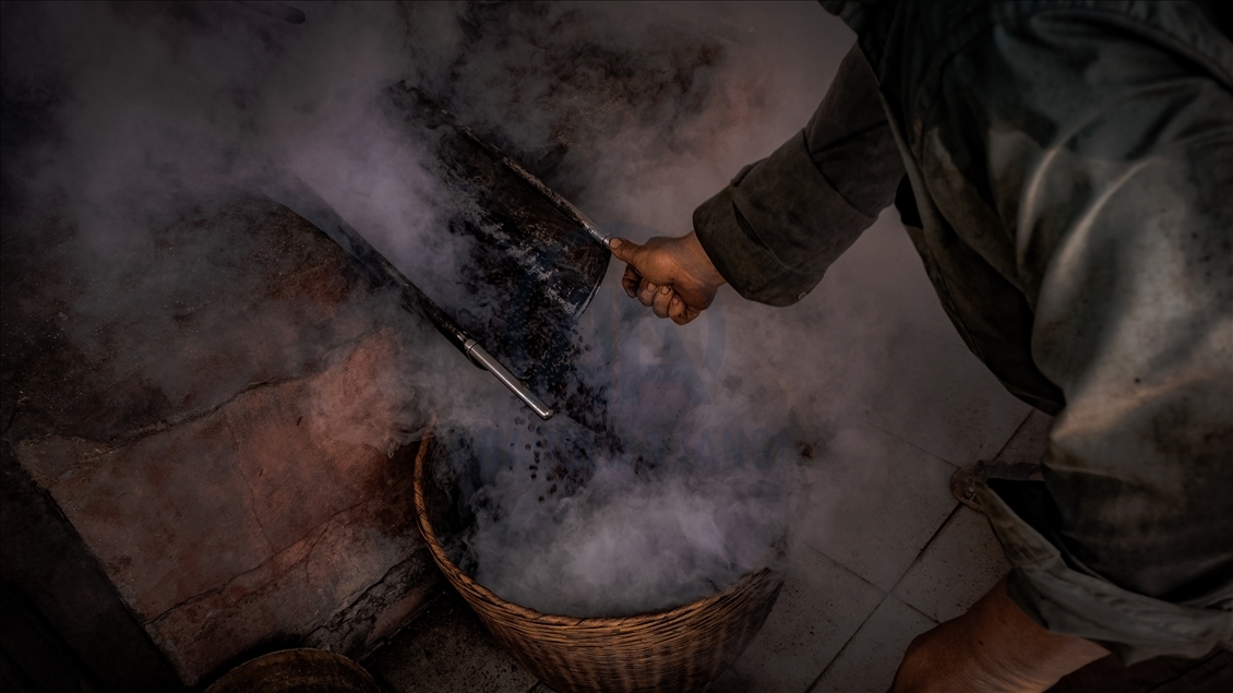 Malaysian coffee factory and 6 decades of traditional roasting