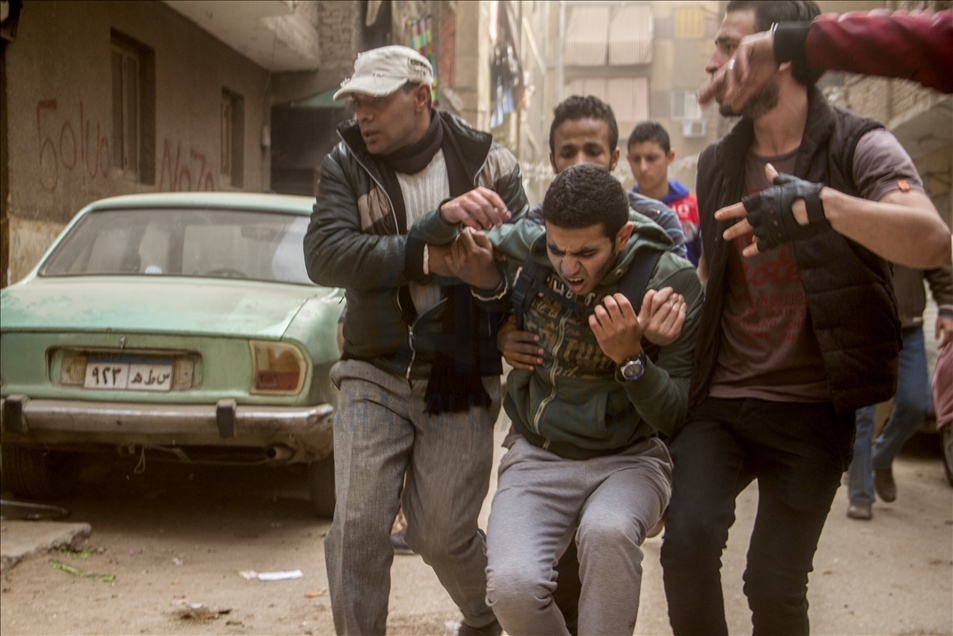 Protesta en Egipto marca el cuarto aniversario de la revolución 