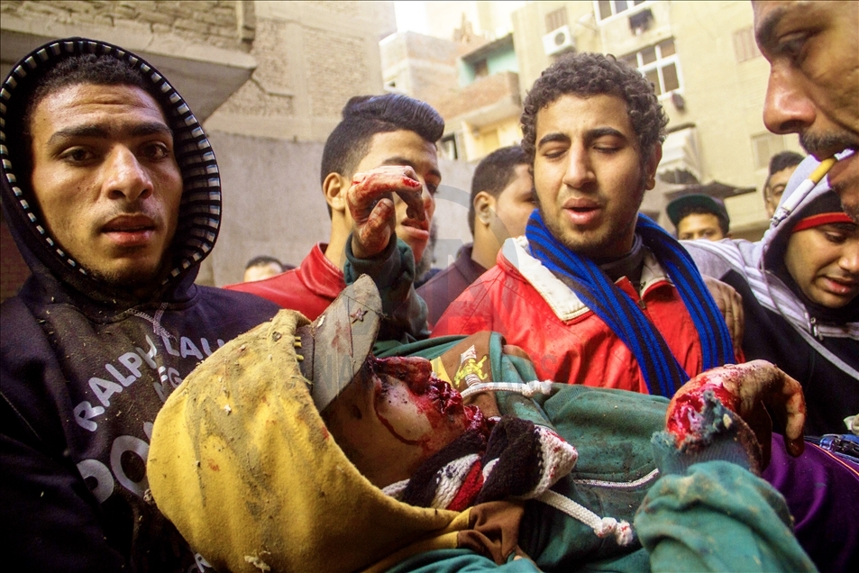 Fuerte protesta durante el cuarto aniversario de la primavera Arabe en Egipto 