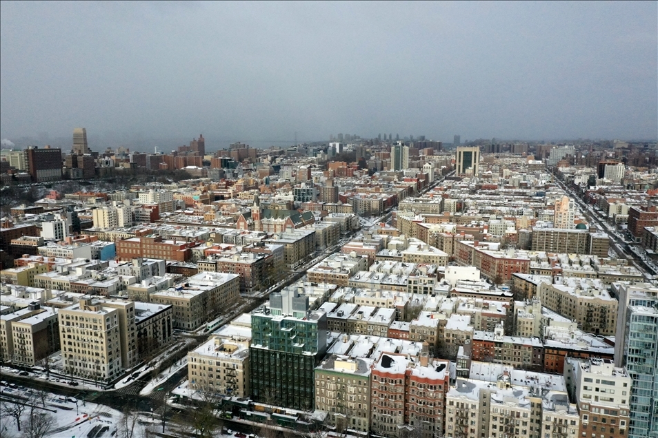 Winter Storm blankets New York City with snow