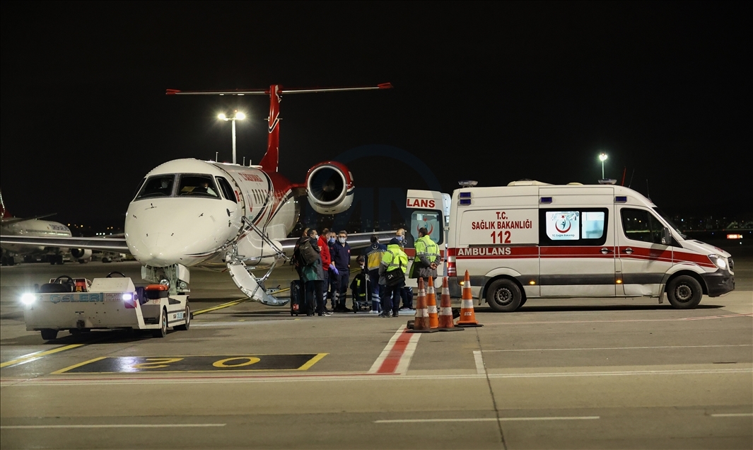 ندیم اوزبی با آمبولانس هوایی به ترکیه منتقل شد