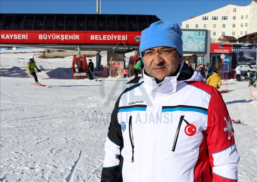 لذت اسکی حرفه‌ای در پیست ارجیس ترکیه 
