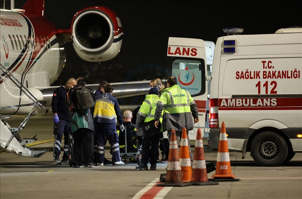 ندیم اوزبی با آمبولانس هوایی به ترکیه منتقل شد