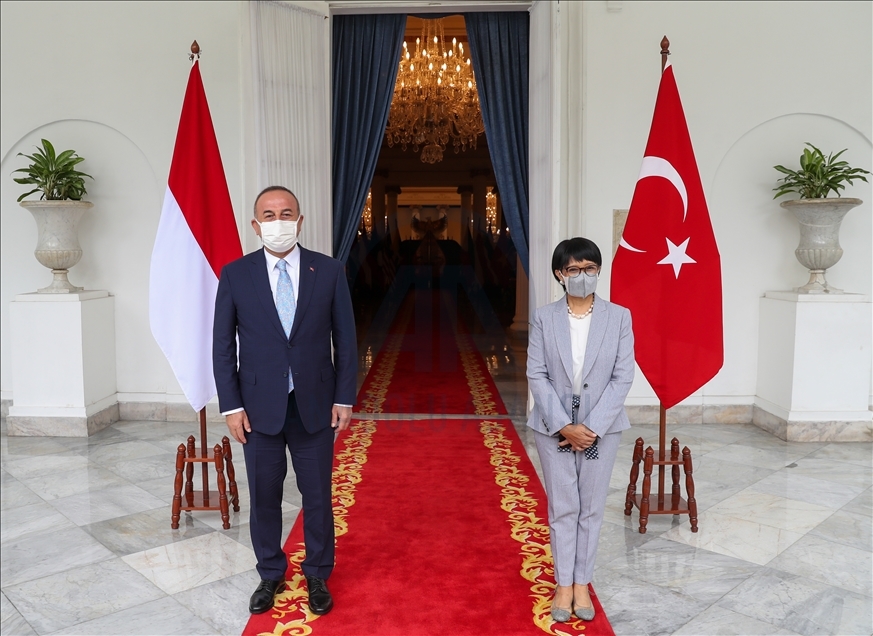 دیدار وزرای خارجه ترکیه و اندونزی در جاکارتا 