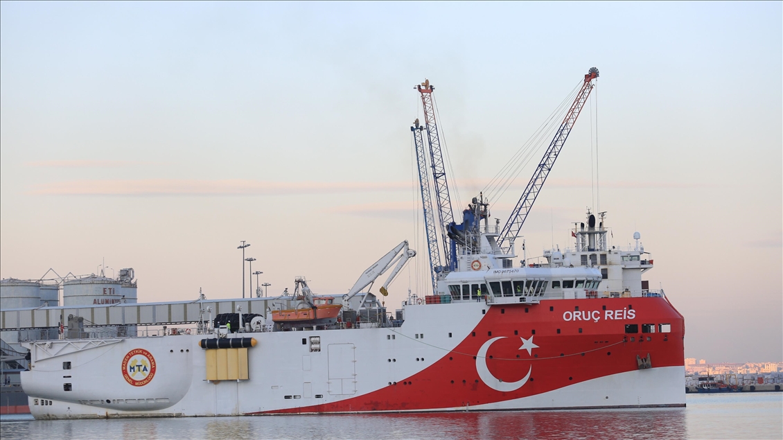 Oruc Reis seismic research vessel leaves Antalya Port
