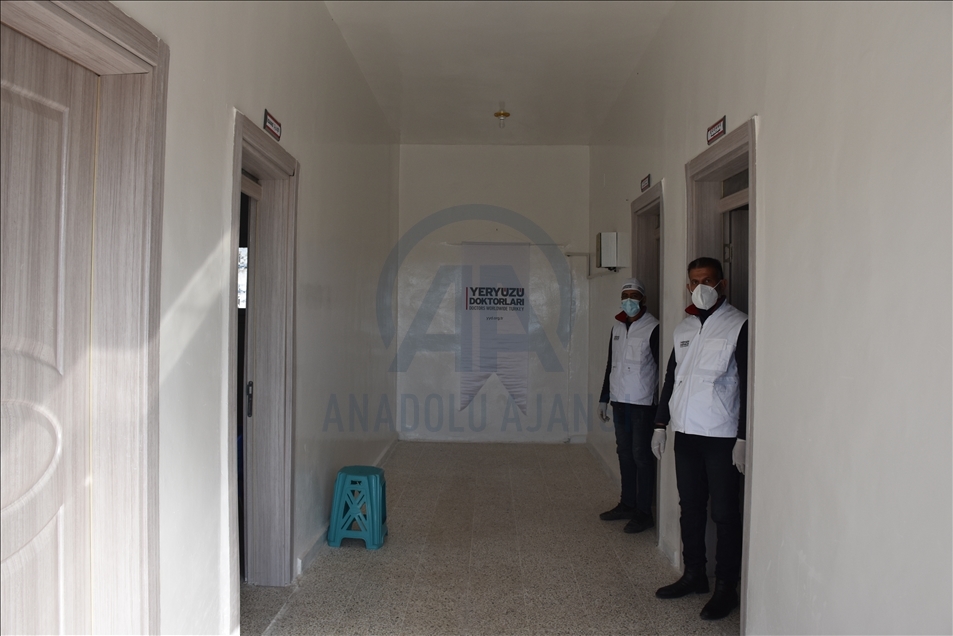 Barış Pınarı bölgesinde Türkiye'nin desteğiyle 11. sağlık merkezi hizmete girdi