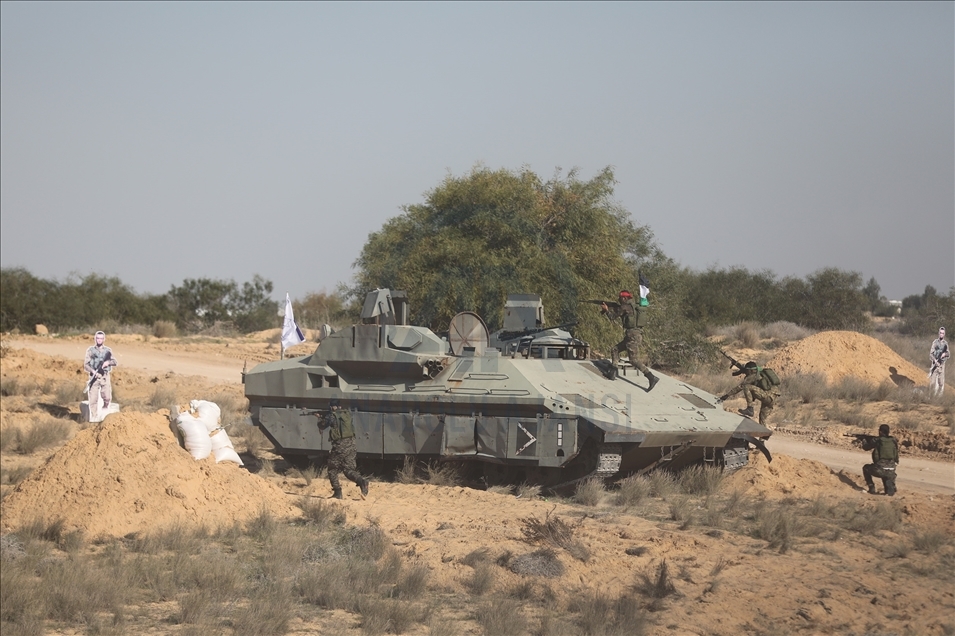 الأجنحة العسكرية بـ"غزة" تنظم مناورة مشتركة