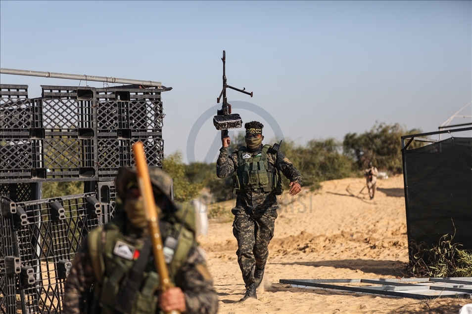 الأجنحة العسكرية بـ"غزة" تنظم مناورة مشتركة