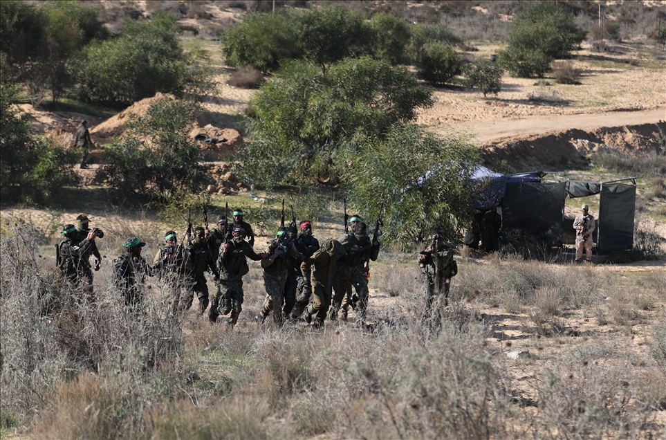 الأجنحة العسكرية بـ"غزة" تنظم مناورة مشتركة