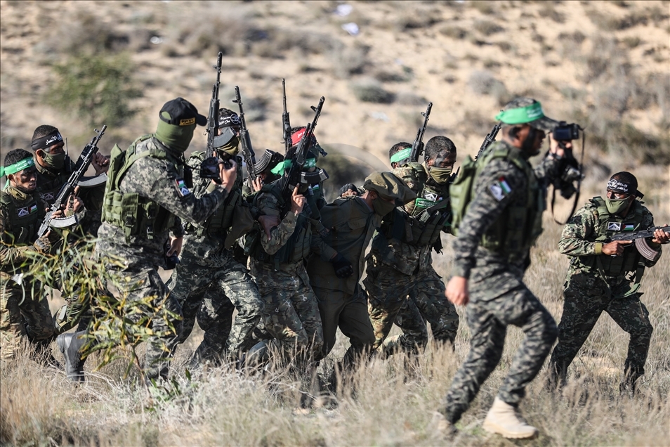 الأجنحة العسكرية بـ"غزة" تنظم مناورة مشتركة