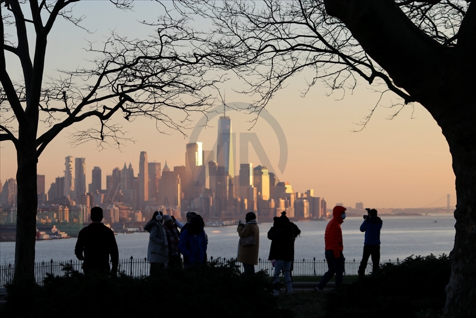 Así se ve la luna llena desde Nueva York, EEUU