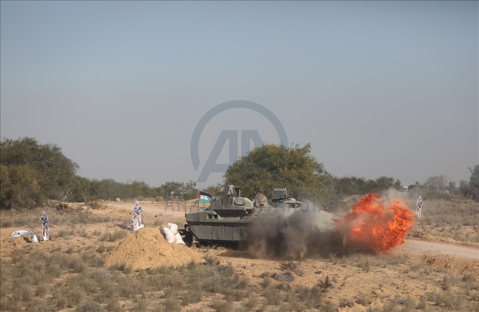 الأجنحة العسكرية بـ"غزة" تنظم مناورة مشتركة