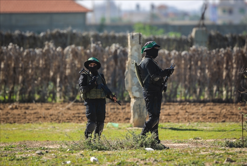 Latihan tempur gabungan di Gaza