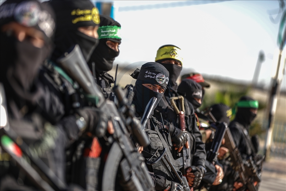 Latihan tempur gabungan di Gaza