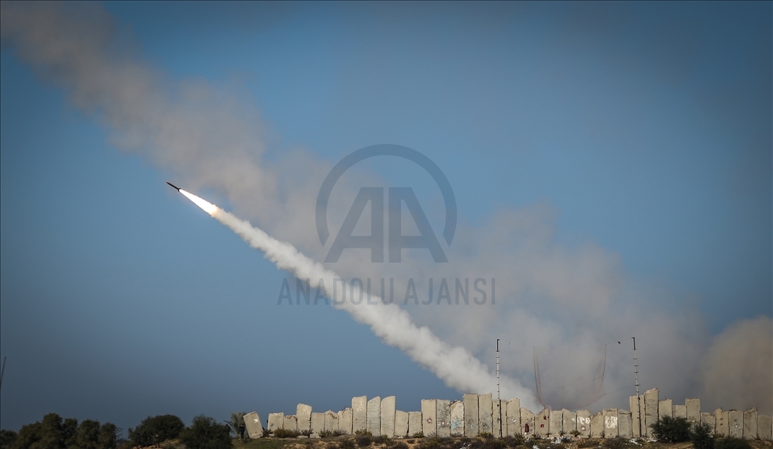 Latihan tempur gabungan di Gaza