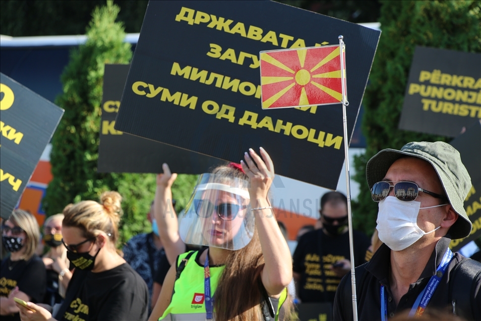Shkup, protestë e punonjësve të turizmit