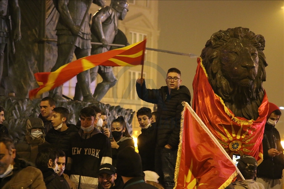 Festime në Shkup pas kualifikimit të Maqedonisë së Veriut në Kampionatin Evropian 
