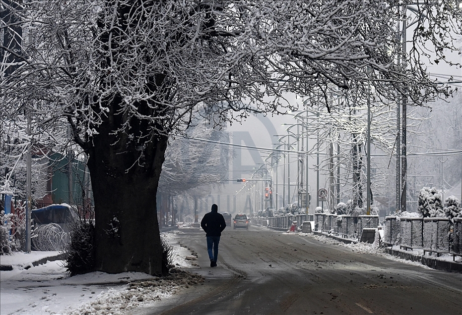 First snowfall of 2021