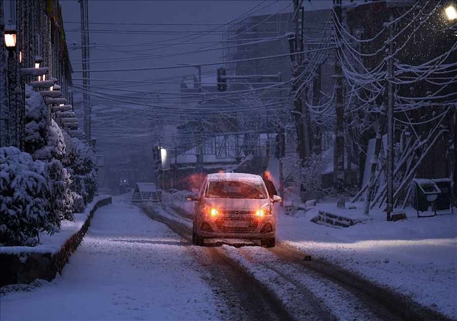 First snowfall of 2021