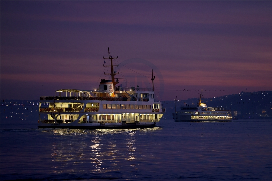 Mentari terbit di Istanbul