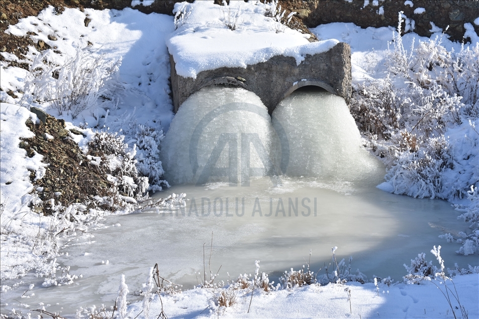 Сильные морозы на востоке Анатолии