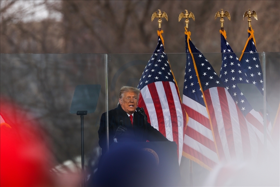 "Nunca concederemos la derrota", afirma Trump durante un mitin en Washington DC