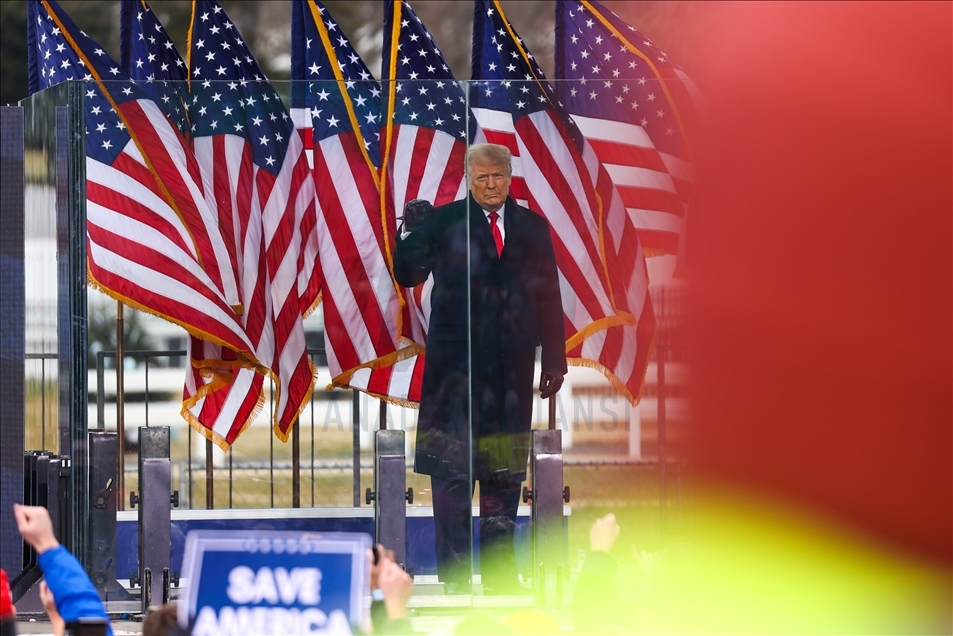 "Nunca concederemos la derrota", afirma Trump durante un mitin en Washington DC