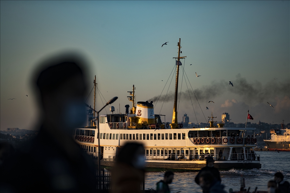 İstanbul'da gün batımı