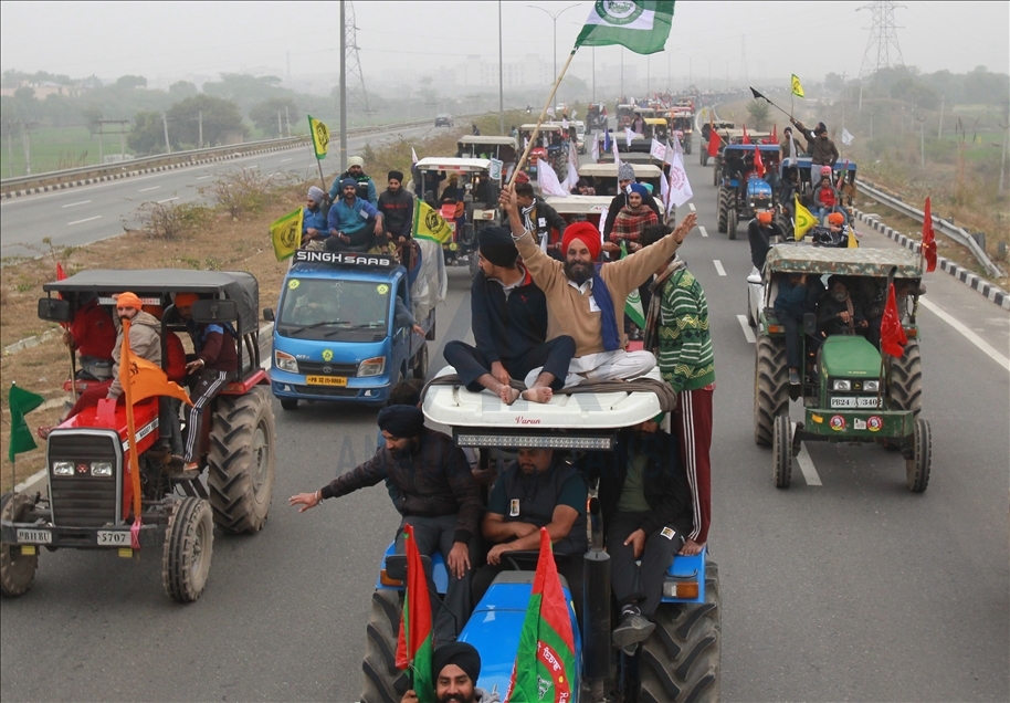 ادامه اعتراضات مردم هند به قانون جدید اصلاحات کشاورزی دولت