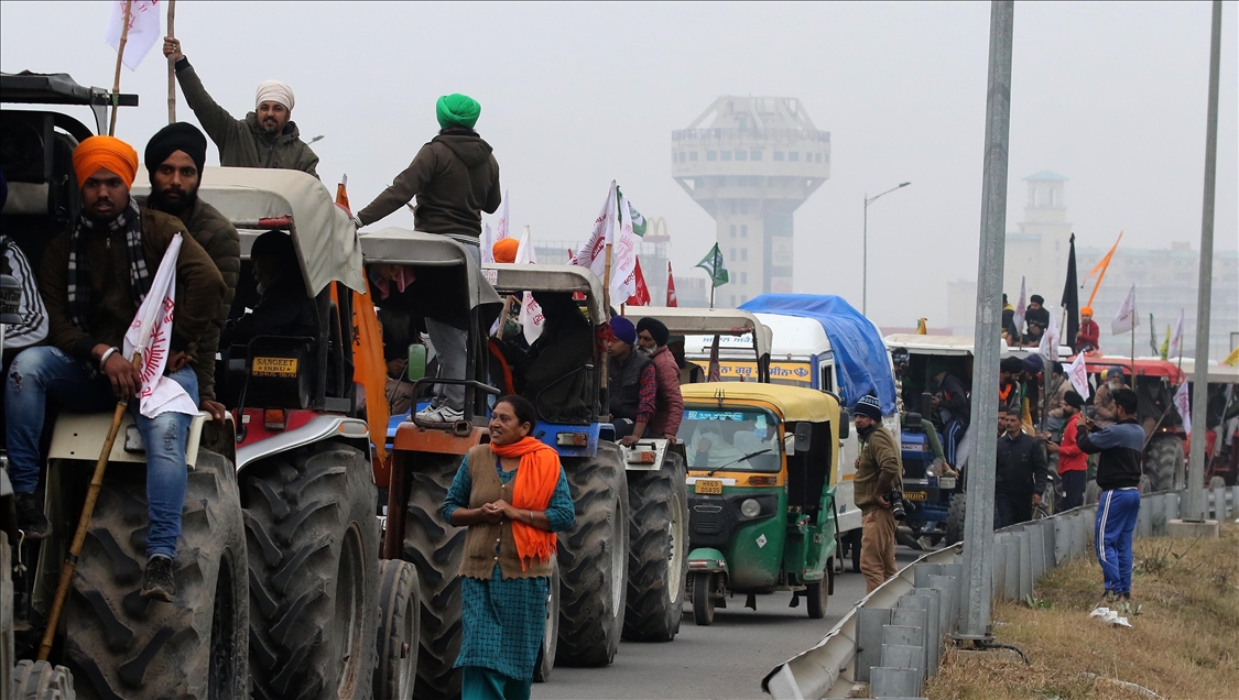 ادامه اعتراضات مردم هند به قانون جدید اصلاحات کشاورزی دولت