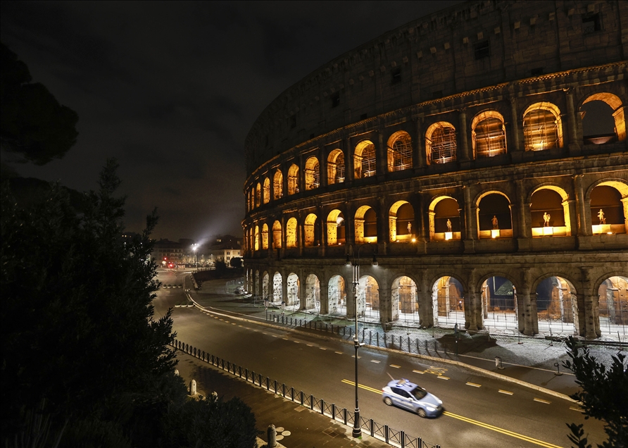 Roma'da Kovid-19 gölgesinde yeni yıl kutlamaları