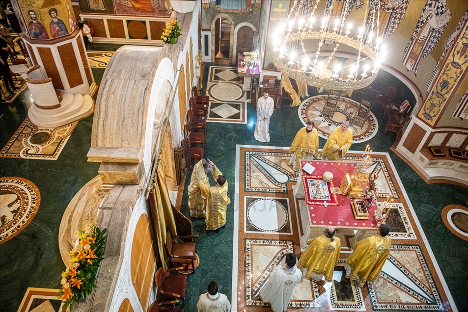 La iglesia Ortodoxa celebra su Navidad