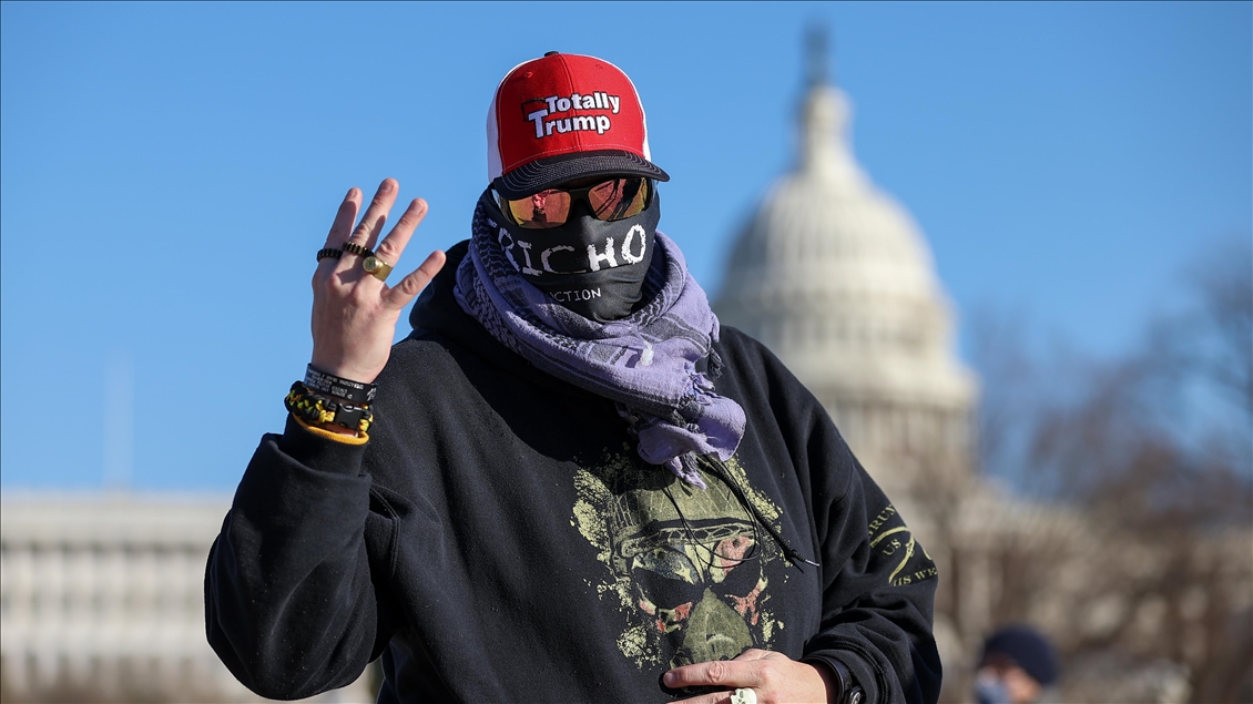 The U.S Capitol building is fenced after the massive protest  